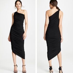 Norma Kamali DIANA One Shoulder GOWN Size Medium